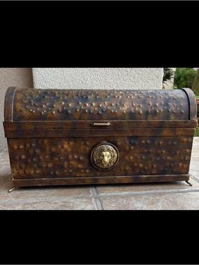 Jose Torres Collection metal lidded container